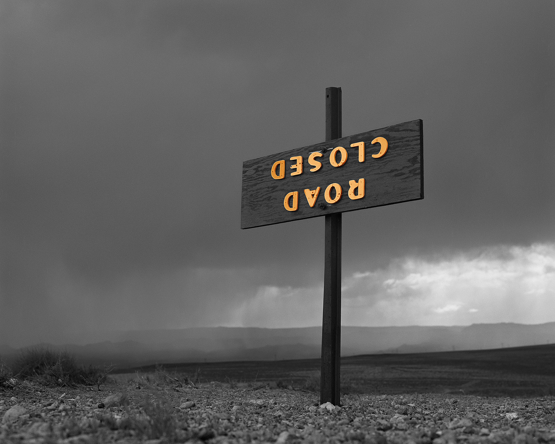 Road Closed, Utah, 1980/2015